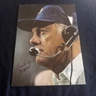 BUD GRANT Minnesota Vikings HOF Coach SIGNED 8X10 magazine page.