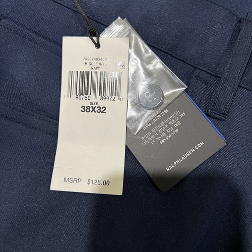 RLX Golfhose Polo Ralph Lauren Herren 38x32 blau feuchtigkeitsableitend Nylon Stretch - Bild 4 von 6