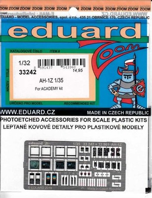 EDU33242 1:35 Eduard Zoom PE - AH-1Z Viper Cobra (ACA kit)