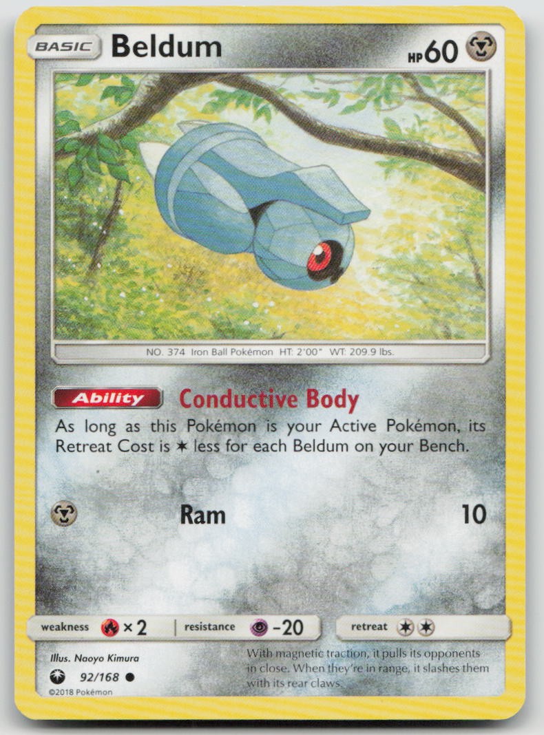 Beldum 92/168 Common Celestial Storm Pokemon LP
