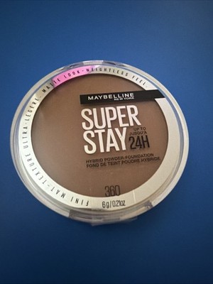 Maybelline Super Stay up to 24HR Hybrid Powder-Foundation #360/Mocha new sealed