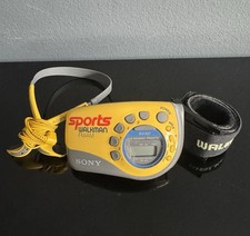 VTG SONY SPORTS WALKMAN FM AM Radio SRF-M78  Sony Headphones  Sony Armband