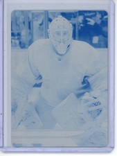 2025-26 Upper Deck Series 1 Cam Talbot Cyan Printing Plate 1/1 #57 Red Wings