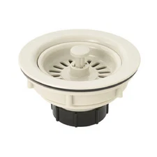 Master Plumber 547-684 Basket Sink Strainer, Almond Plastic, 3.5-In. - Quantity