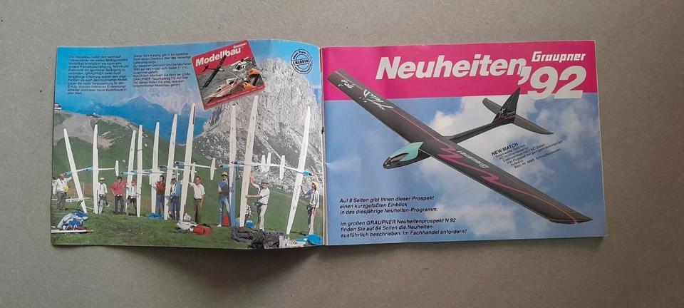 Graupner Modellbau Neuheiten 1992 Mini-K 92 - Top Zustand Katalog - Bild 2 von 3
