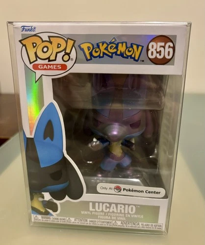 Funko Pop! Lucario Pearlescent Pokemon Center Exclusive #856