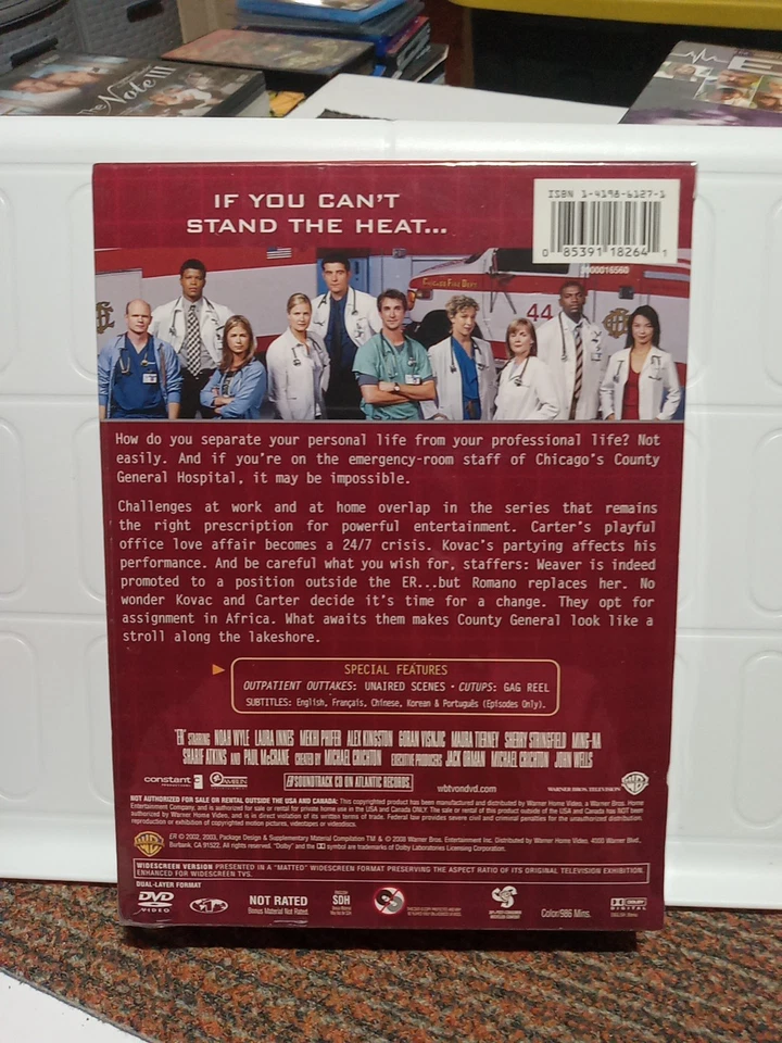 NEW SEALED ER: The Complete Ninth 9TH Season 9 (DVD BOX SET 2008) Medical Drama - Image 3 of 3