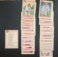 Donruss Hall of Fame Heroes Baseball Card Lot 1983 Complete Set