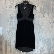VTG G-Dresses Women's Dress M Black Velvet Lace Babydoll Y2K Fairygrunge Whimsy