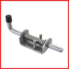 Generic 1Pcs Spring Loaded Latchstainless Steel 304 Security Barrel Bolt Latch