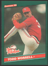 1986 Donruss The Rookies #21 - Todd Worrell - St. Louis Cardinals   86-139