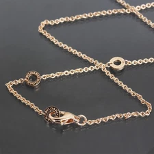 BVLGARI B.zero1 Necklace Pink Gold K18PG E1831