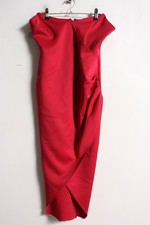 Asos Womens Sleeveless Evening Dress - Red - Size 12 (J54)