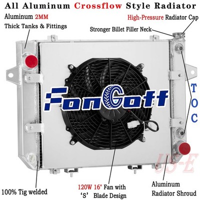4 Row Radiator Shroud+Fan For 2012+ Doosan Daewoo Forklift G20P-5 440211-00010
