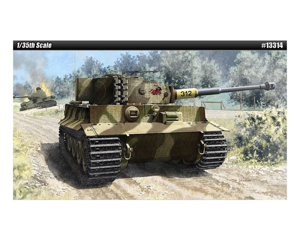 "Academy 13314 1:3 5 German Tiger-I \" Late Version \" Kunststoff Modell Kit"-image
