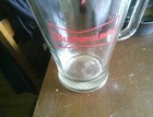 Vintage Budweiser King of Beer Heavy Glass Pitcher  9” Tall — photo 2