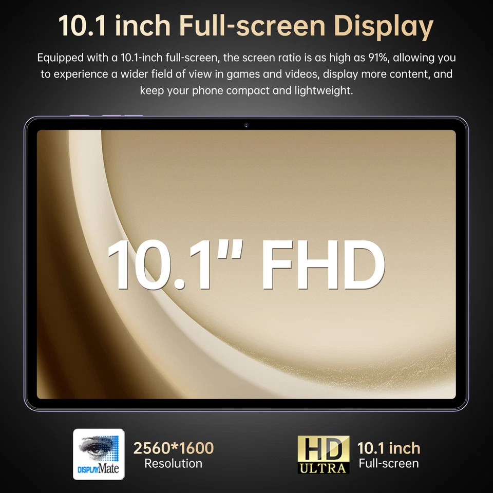 Pad 25 Ultra 10.1'' Tablet PC 8+128GB 12+24MP Android 7800mAh IPS Dual Sim Gifts - Image 3 of 4