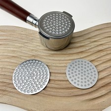 2x Stainless Steel Filter Screen Manual Espresso Tea Accessory Kit