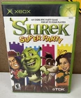 Shrek Super Party (Microsoft Xbox, 2002) CIB Complete w/ Manual Tested & WORKS