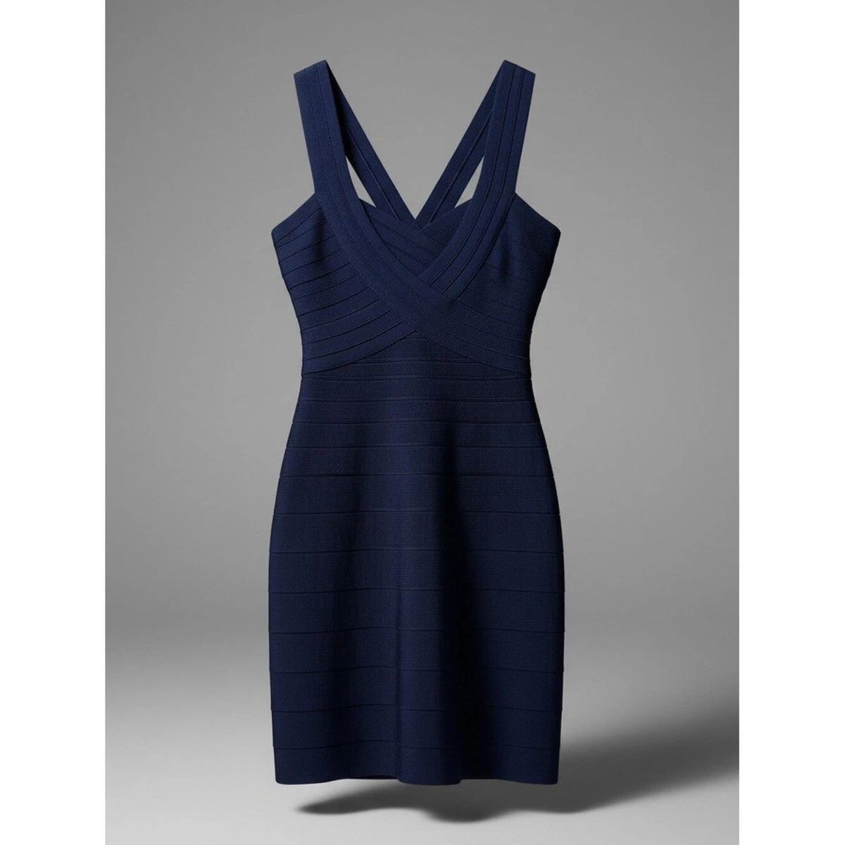 herve leger royal blue dress Women's for sale shaped back make this
