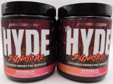 Lot Of 2 Prosupps Hyde Signature Watermelon Pre Workout 7.6oz Ea Exp: 5/27 New