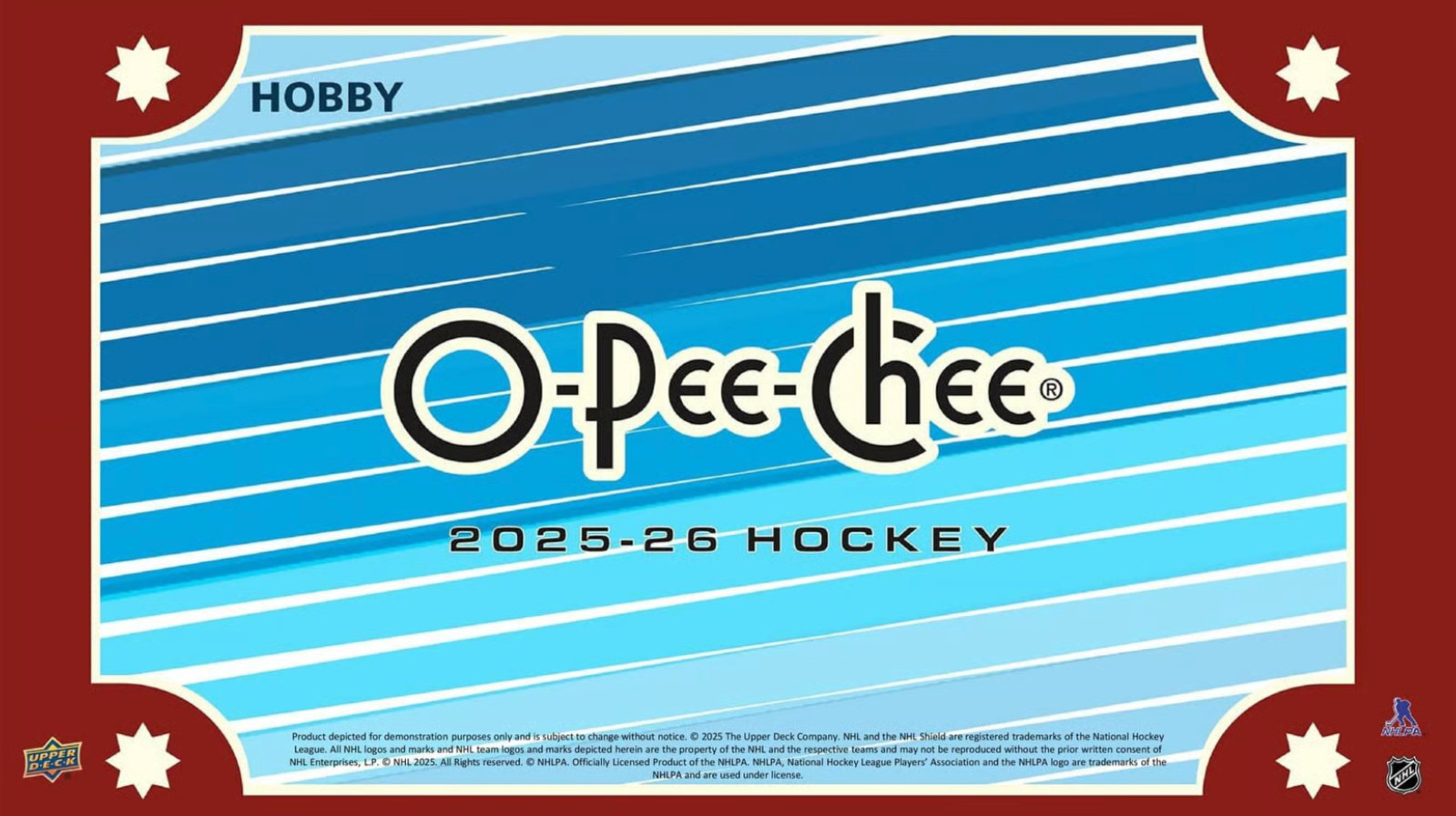 2025-26 UD - O-Pee-Chee - Playing Cards - U Pick