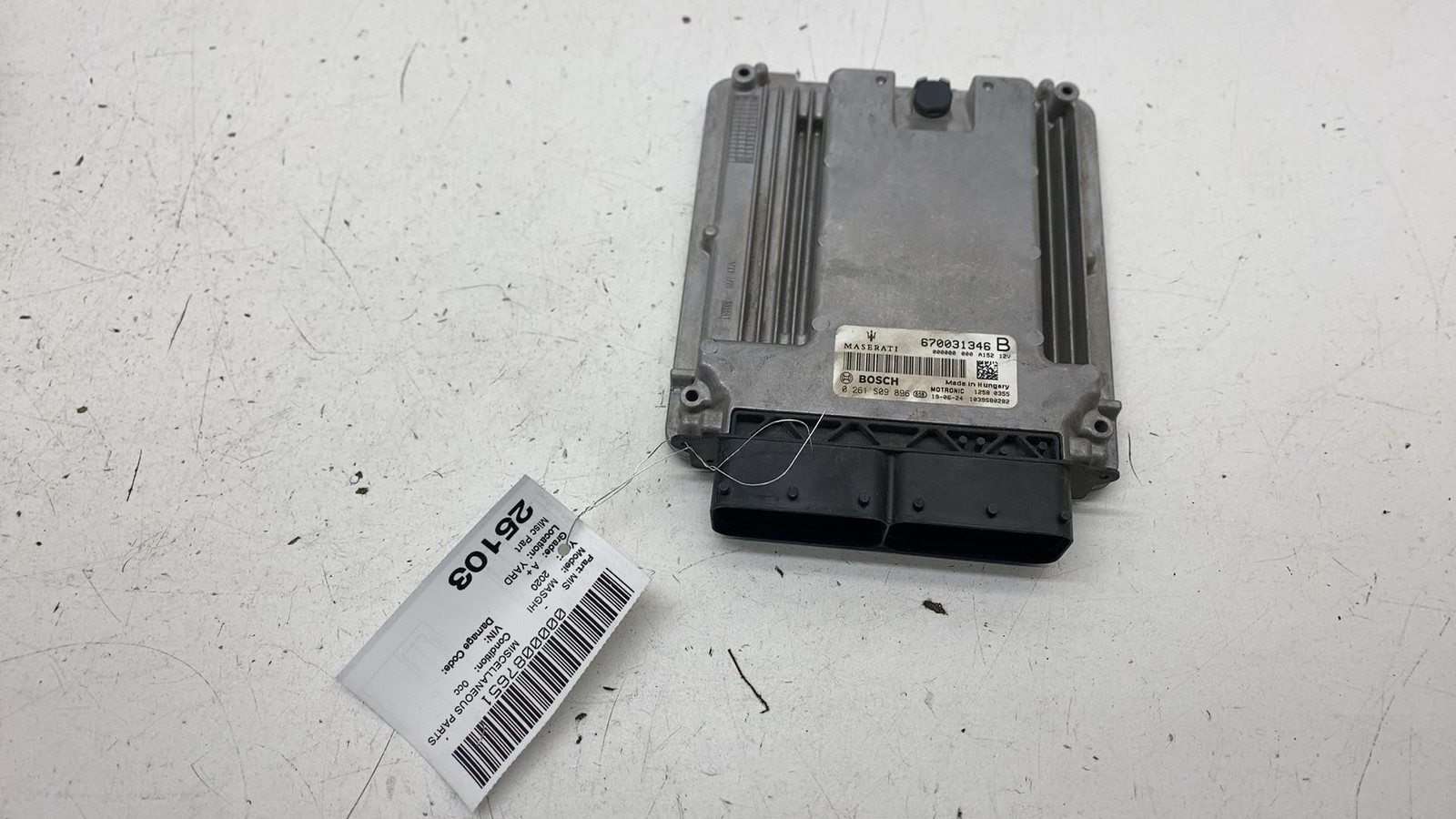 ⭕2014-2021 Maserati Ghibli ECM ECU Engine Computer Control Module Unit 670031346