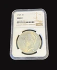 New Listing1925 Peace Silver Dollar Certified NGC MS 63 *026