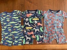 Boys Sz 4T Pajama Sets Carters Just One You / 3 Pair Lot