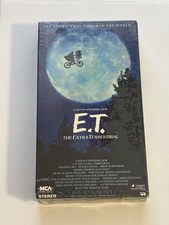  SEALED E.T. ET the Extra Terrestrial 1988 VHS MCA Green Flap Brand New MINT 