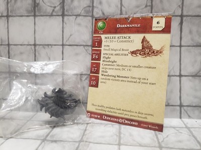 D&D Miniature Darkmantle (#15 Night Below) NIB W/Card Dungeons & Dragons