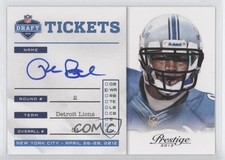 2012 Playoff Prestige NFL Draft Tickets Signatures Ryan Broyles #32 Auto 4p7