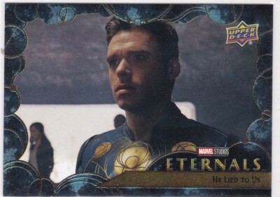 2023 UD MARVEL STUDIOS ETERNALS SP BLUE  #41 He Lied to Us #288/299