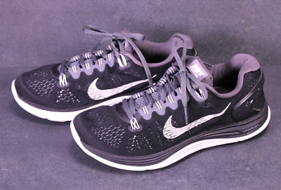 Nike Sneaker Lunarglide 5 Damen Sportschuhe Gr. 37,5 schwarz weiß Mesh BS135