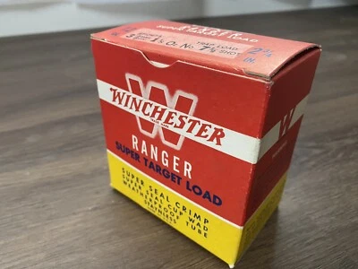 VINTAGE WINCHESTER Ranger Super Target Load 12 Ga Empty Shotshell Box