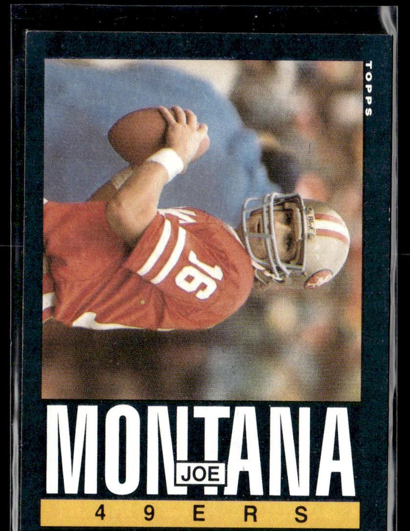 1985 Topps #157 Joe Montana San Francisco 49ers Football Card