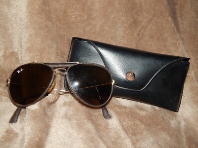 leather wrapped ray bans