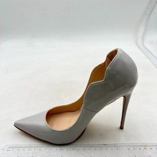 FSJ Light Grey Pointed Toe High Heels Sexy Stiletto Pumps Office Lady Shoes - Picture 2 of 8