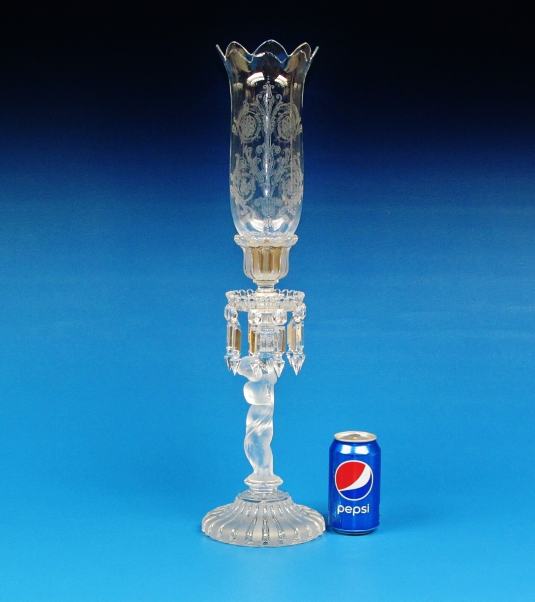 バカラ　アンファン Pair Of Magnificent Enfant Baccarat Crystal Candelabra/ Candle