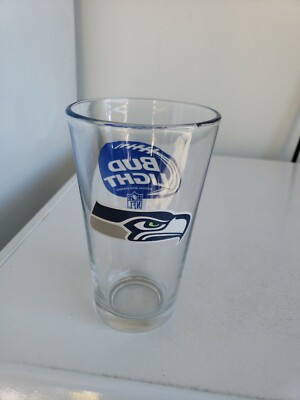seahawks beer glass