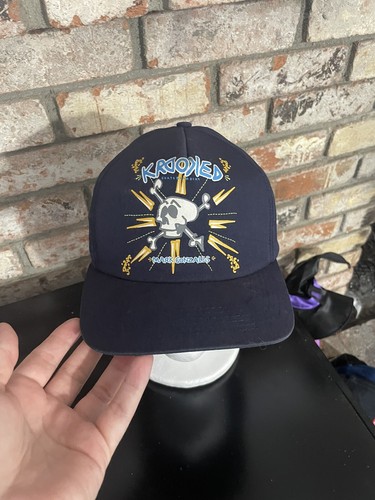 Krooked Skateboards Mark Gonzales Snapback Hat / Cap Skull And Crossbones Rare