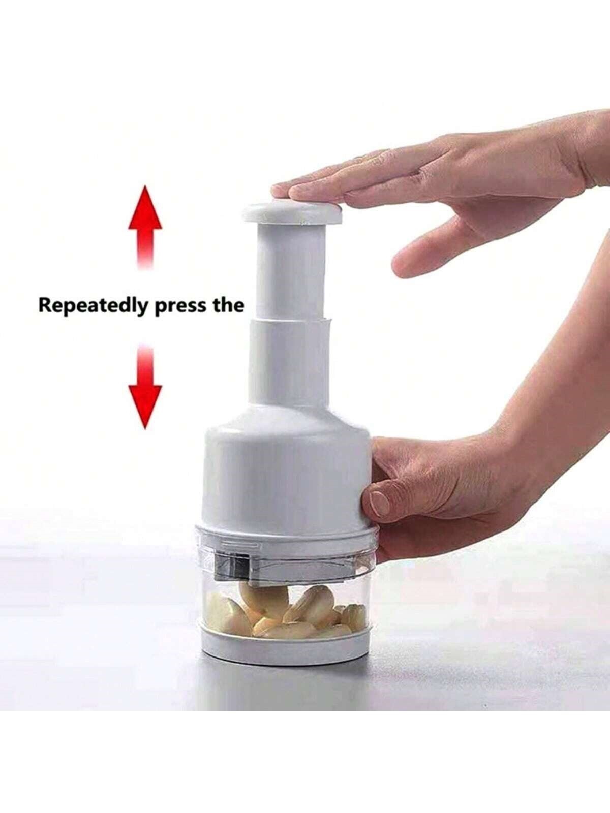 Multi-Function Chopper, Hand Press Onion Chopper, Garlic Chopper, Kitchen Mash-image