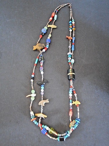 Native American Fetish Bird, Bear, Duck 