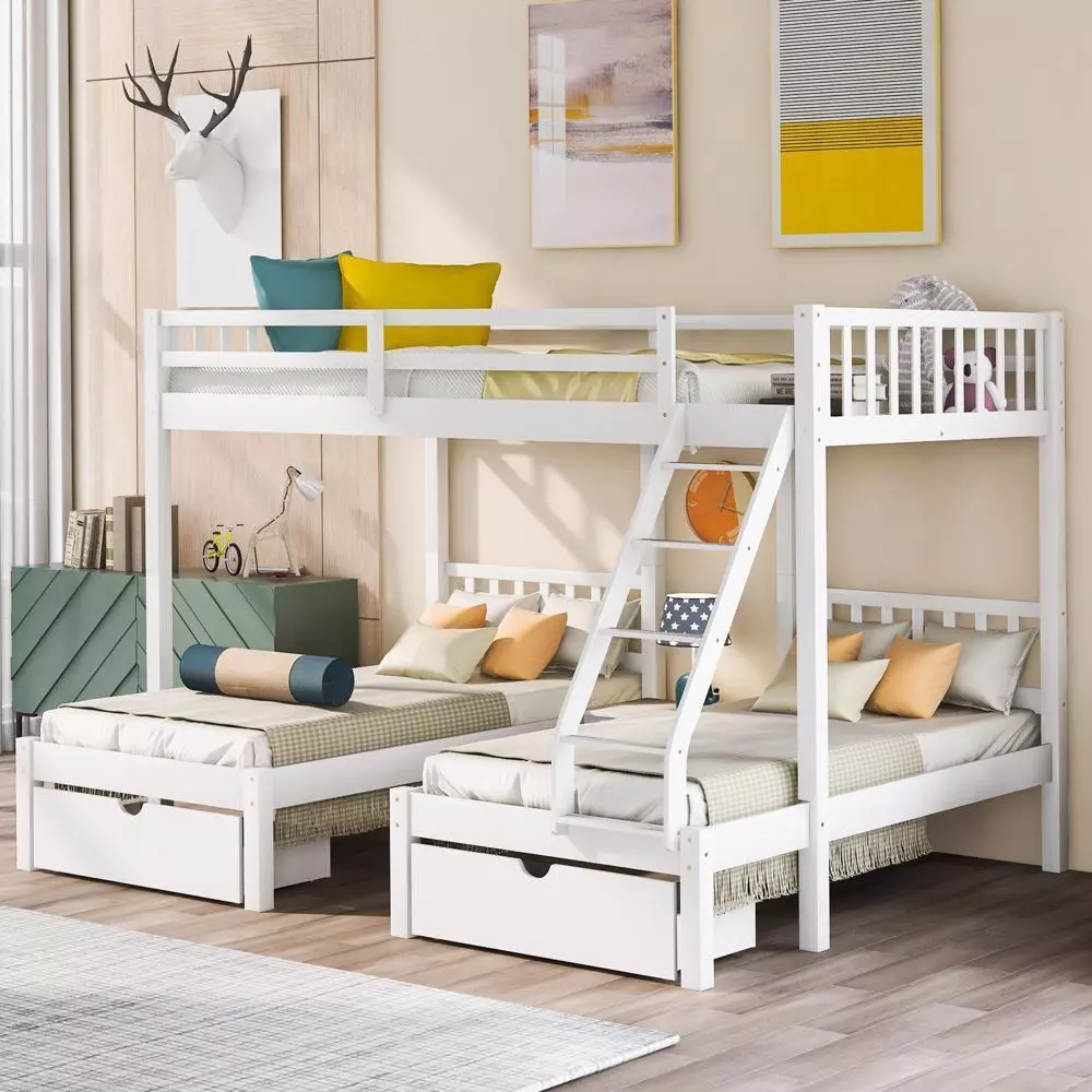 Camping triple bunk hot sale beds