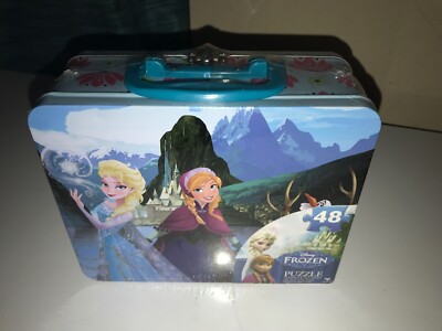 Disney Frozen 48 Piece Puzzle In A Tin With A Handle | eBay