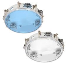 MBAT Tambourine Adjustable Tone Double Row Jingle Bells Handheld Drum Percussion