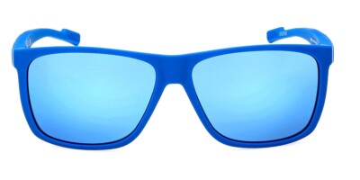 Adidas SP0067 92X Matte Blue Square Plastic Sunglasses Frame 60-14-135 sd*