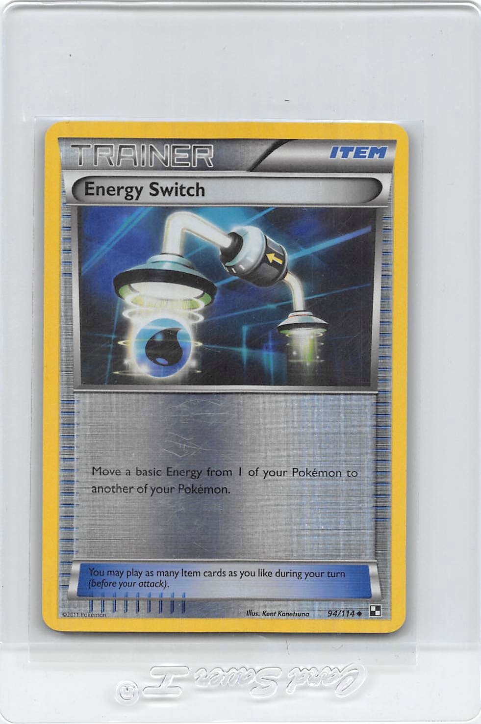 ENERGY SWITCH 94/114 - Reverse Holo - Black & White - 2011 POKEMON CARD - NM