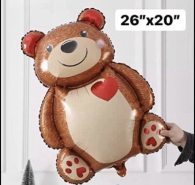 Deflated Teddy Teddy Bear Balloon 26x20 inch ( only one balloon) deflated | eBay