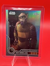 2023 Topps Chrome Star Wars Zeb Orrelios 33 Aqua /199